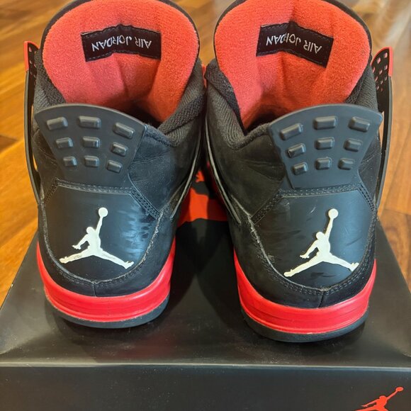 Size 11.5 - Nike Air Jordan 4 Retro Red Thunder Men\'s Shoes – Authentic main image 7